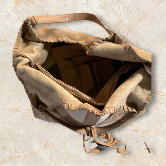 Steve Madden J Merlot Camel TOBO Shoulder Bag. New - Picture 6 of 9